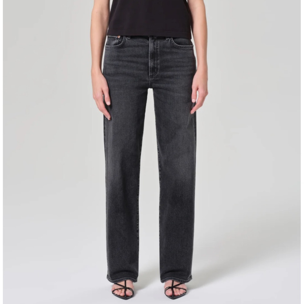 Agolde Harper Straight Jeans in Black Size 29